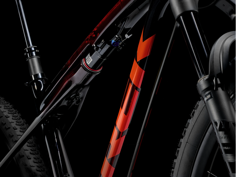 Trek Supercaliber SLR 9.8 XT Full Suspension Mountain Bike 2024 in Carbon Red Smoke-2